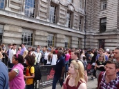 Line to spend 90 minutes inside the London Dungeon on a gorgeous day.